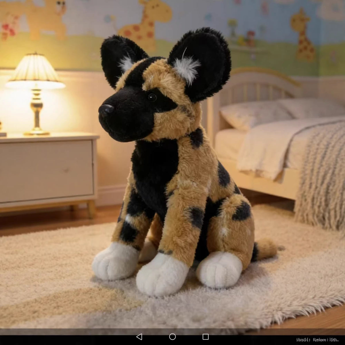 Forest Animal Stuffed Dog Toy