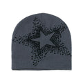 American Street Y2K Star Woolen Hat pour l'automne Et l'hiver