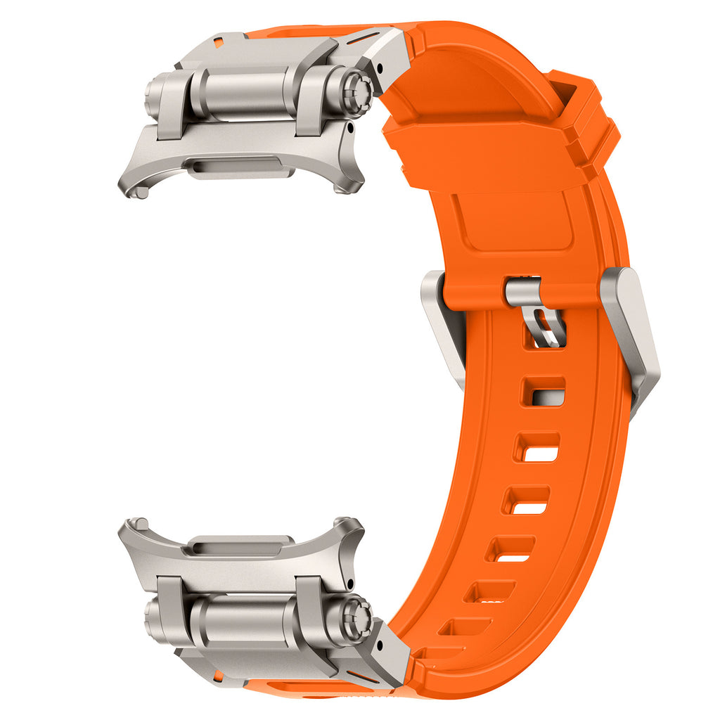 Applicable à 7 Génération Ultra Watch Mecha Style TPU Silicone Explorer Strap