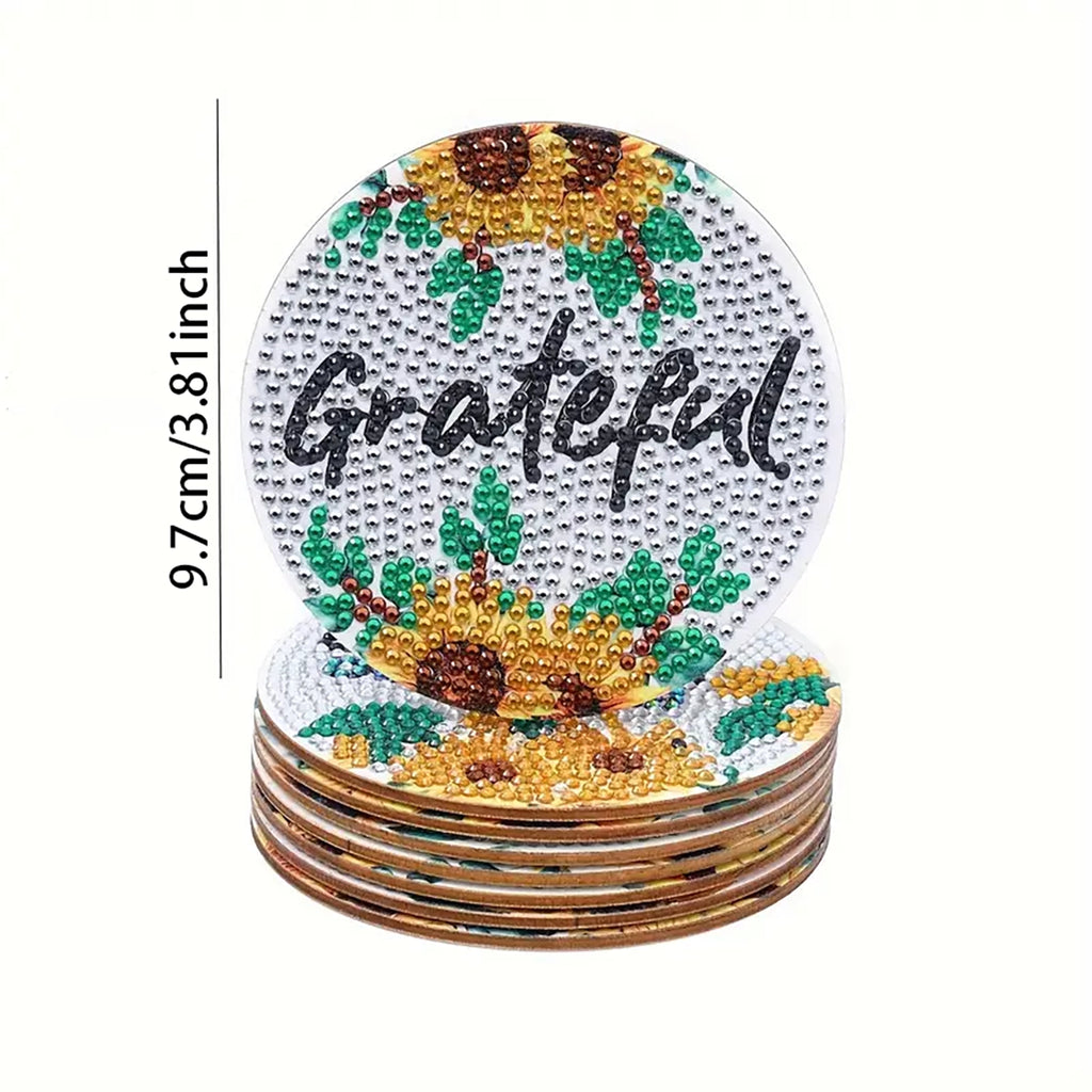 Diamant Art Dessin Coaster avec support