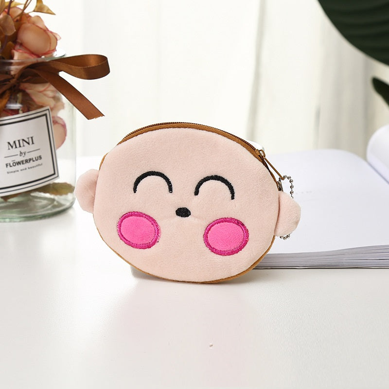 En peluche Mignon Coin Purse Cartoon Cloth cas clé pour femmes