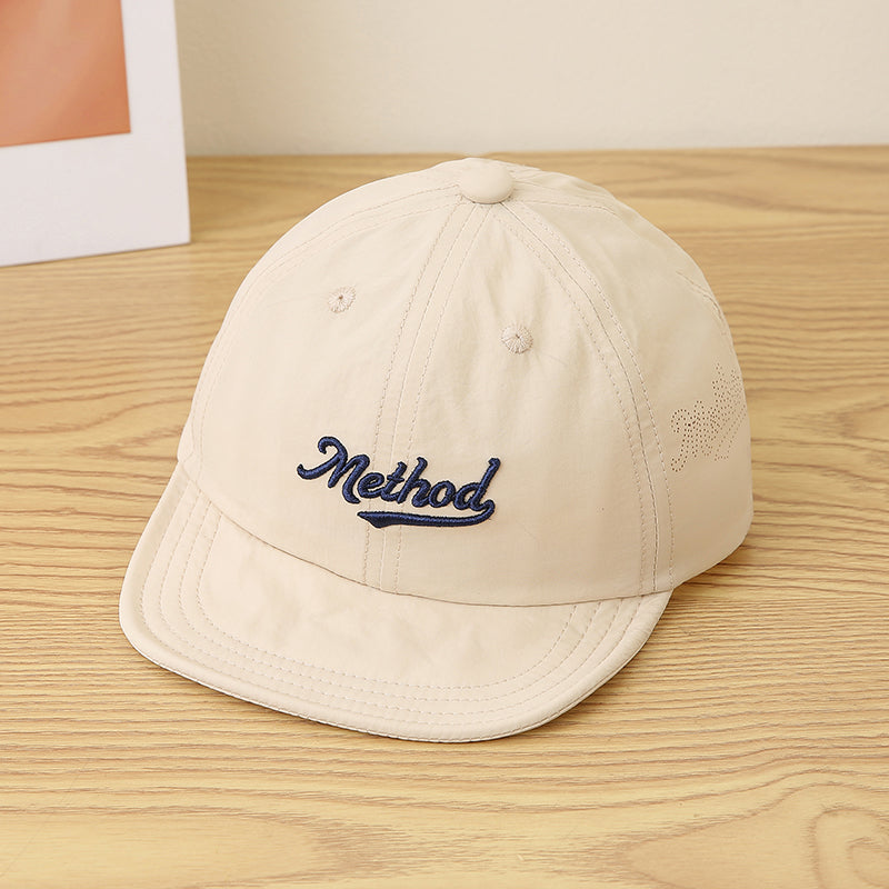Broderie à lettre en couleur unie pour enfants Séchage rapide Légèreté réglable Simple Casual