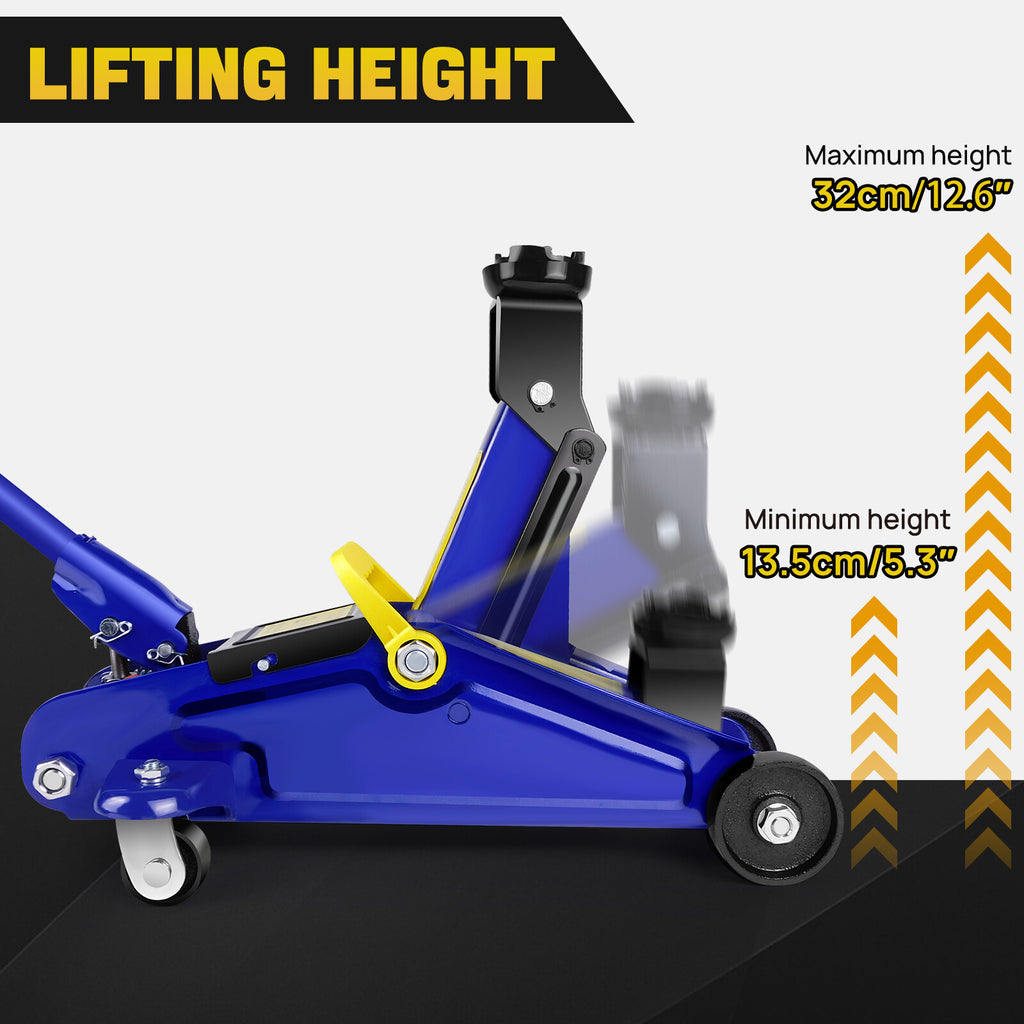 Chariot Jack 2 Tonnes Low Profile Hydraulic Floor Lifting Car Van Garage Nouveau