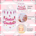 Set de 12 nuances de bougie rose