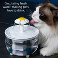 Fontaine d'eau pour animaux de compagnie filtrant automatique pour chats et chiens