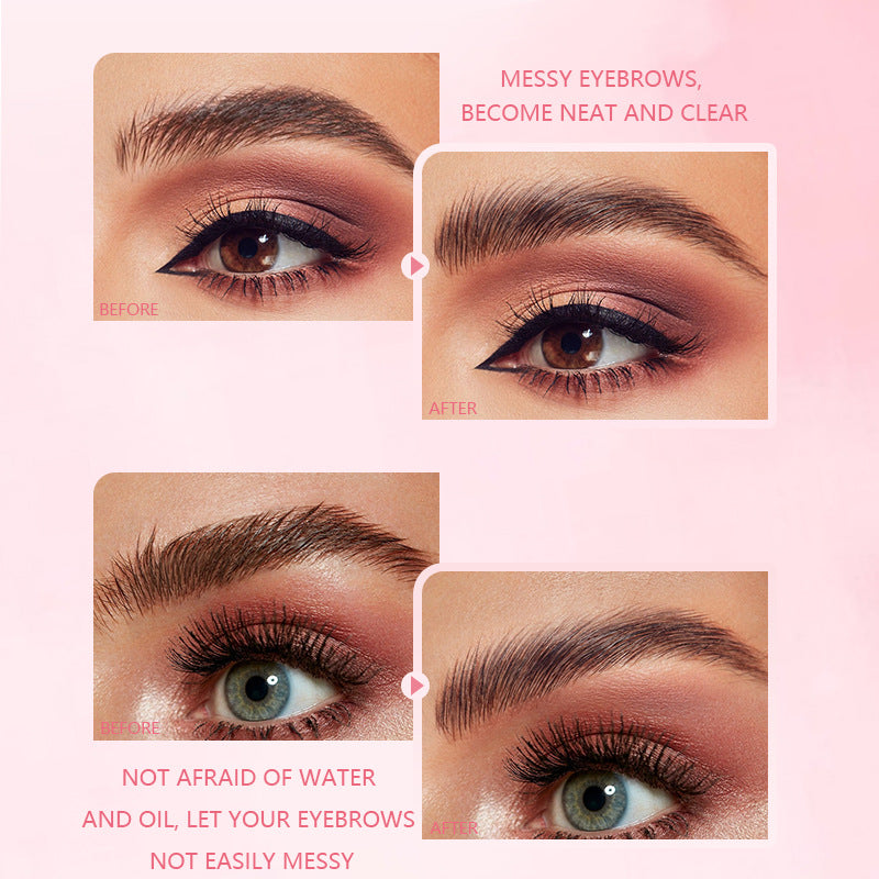 Européen et américain double-tête avec sourcils sourcils sourcils sourcils cheveux styling crème couleurs