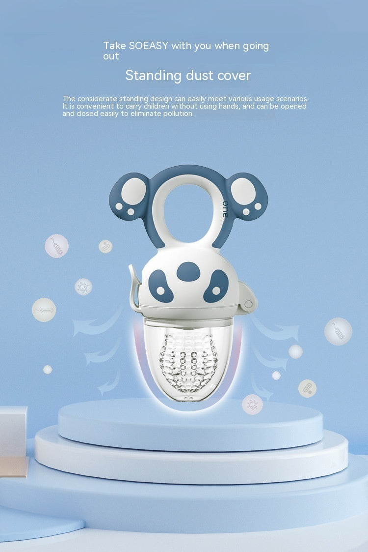 Happy Bite Baby Teether Non-staple Food Fruit Fooding Artifact Baby Pacifier Main Silicone