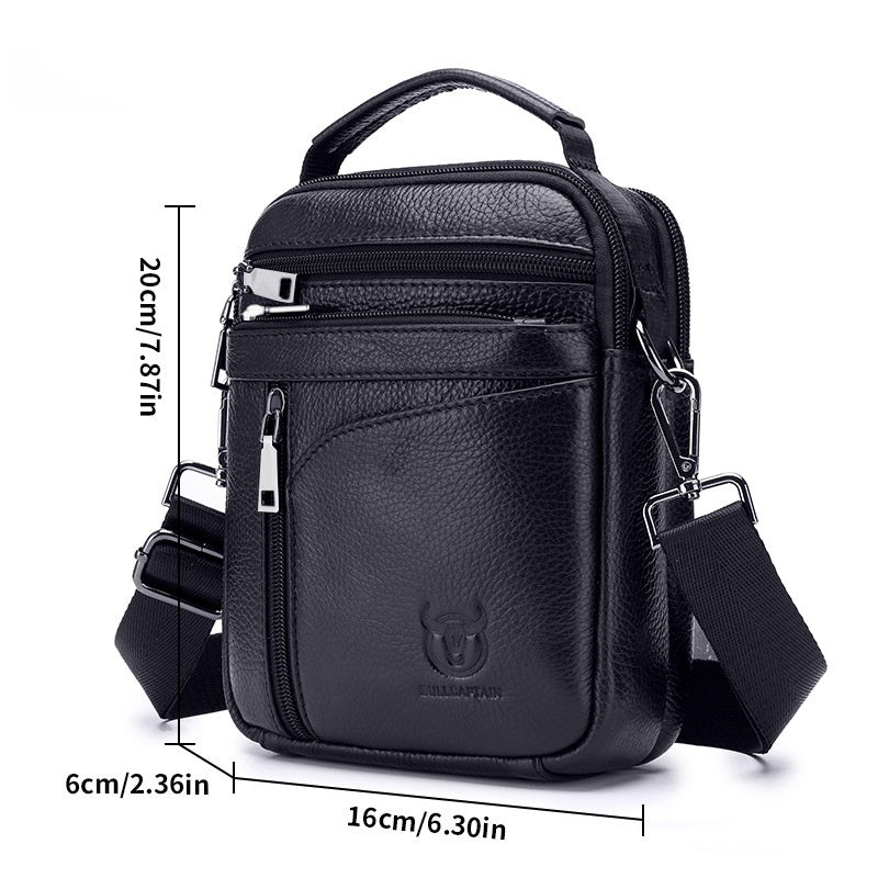 Sac de messager en cuir pour hommes