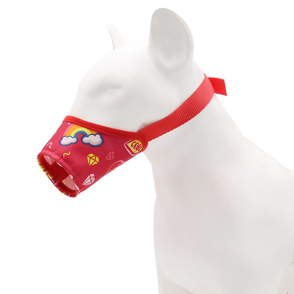 Couverture de bouche de chien réglable anti-bite