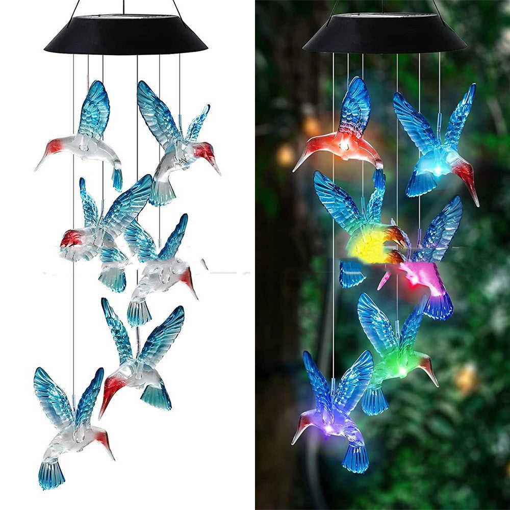 Extérieur Patio Solar Cummingbird modèles Jardin lumières décoratives