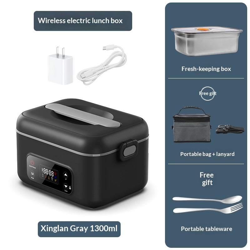 Boîte à déjeuner électrique sans eau à alimentation USB pour la voiture
