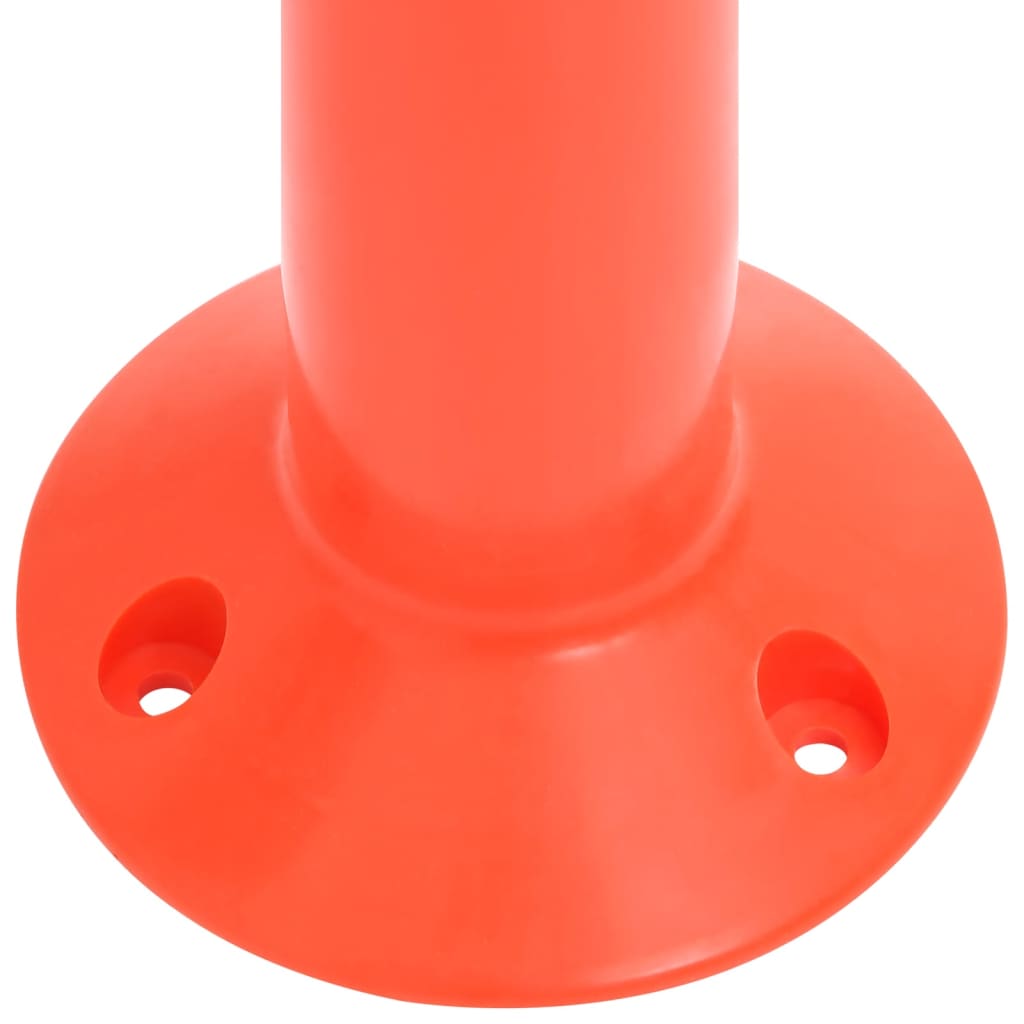 Bollards, 10 pièces, avec chaîne, 75 cm