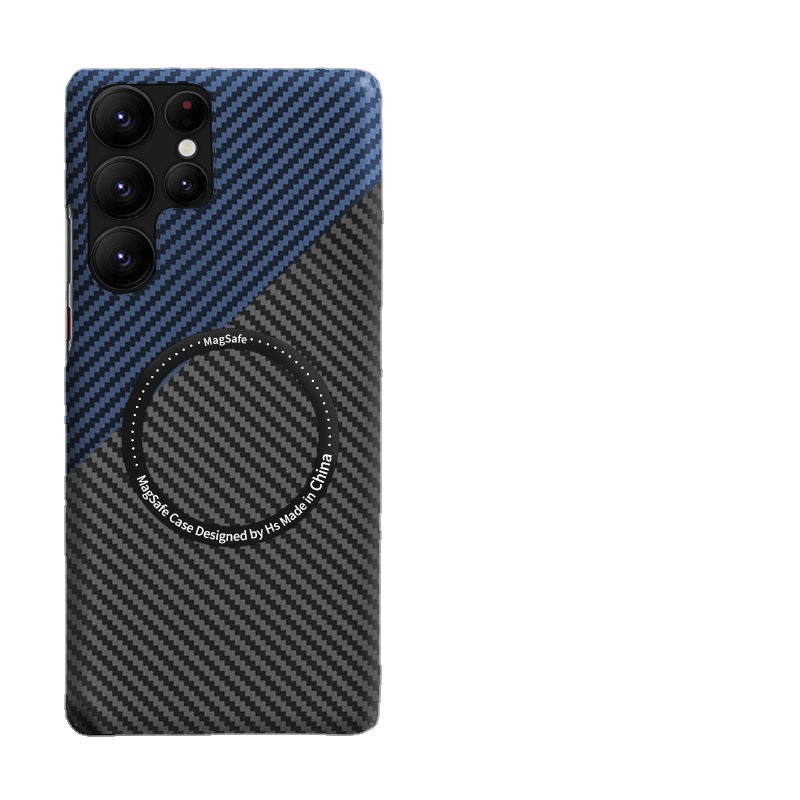 Boîtier de protection anti-goutte pour téléphone en fibre de carbone