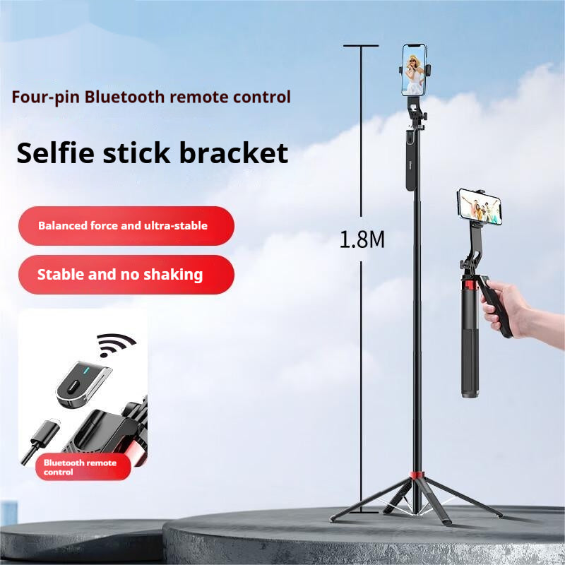 Trépied Bluetooth en live Quadrupod Selfie Stick