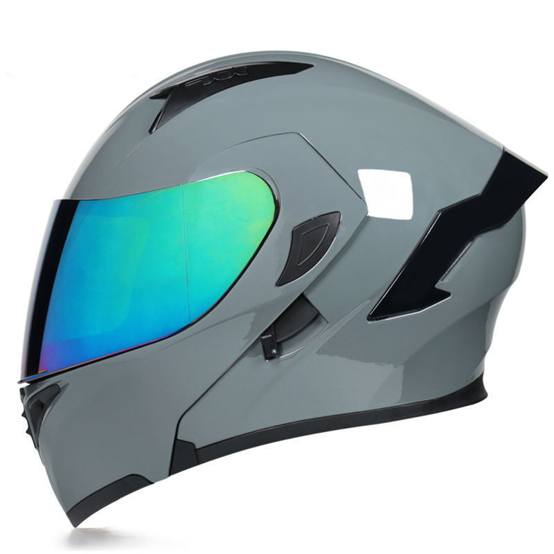 Moitié Casque Personnalité Hiver Locomotive Gray