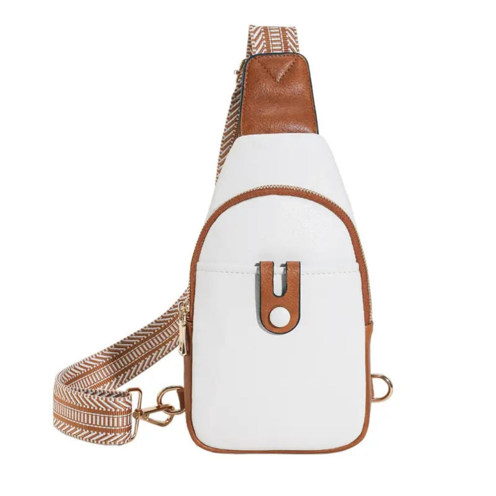 Uniquement prise de soi---Sling Sac pour femmes Crossbody Fanny Packs pour femmes cuir Sling poitrine