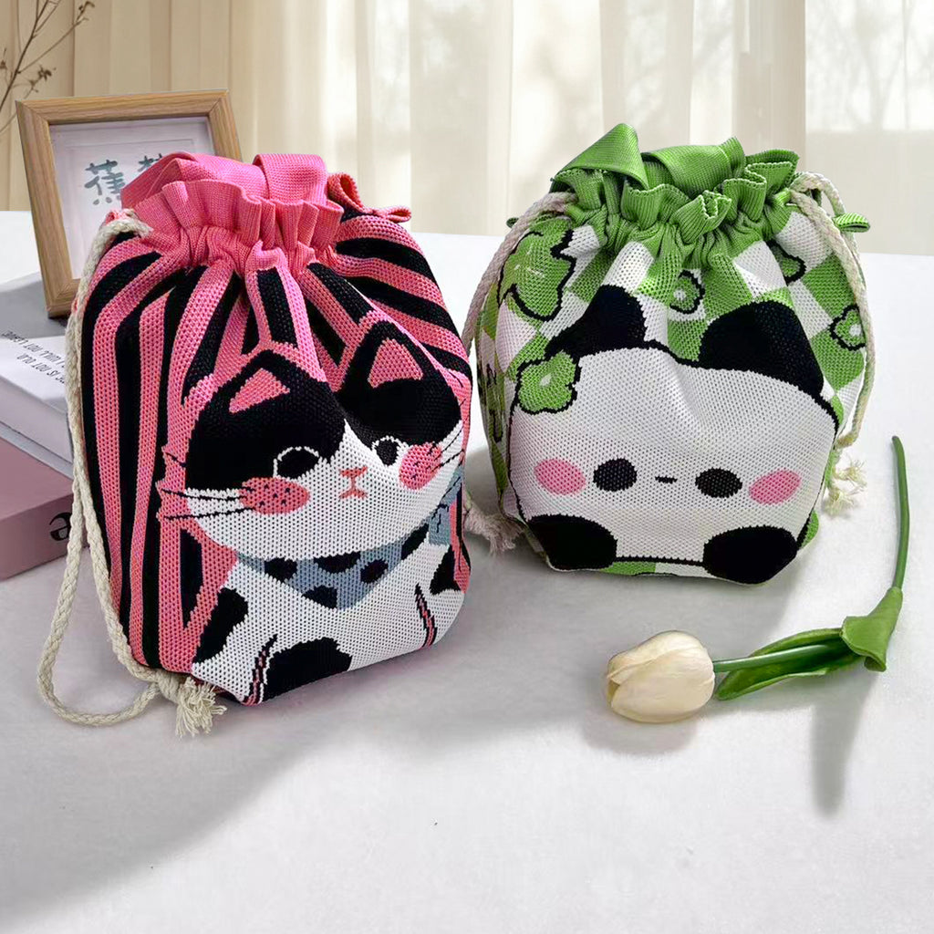 Sac à main de cordon de dessin animé japonais