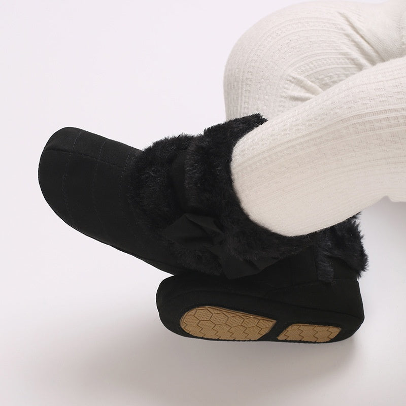 Bébé fille Année Chaussures Soft Sole Chaussures Hiver