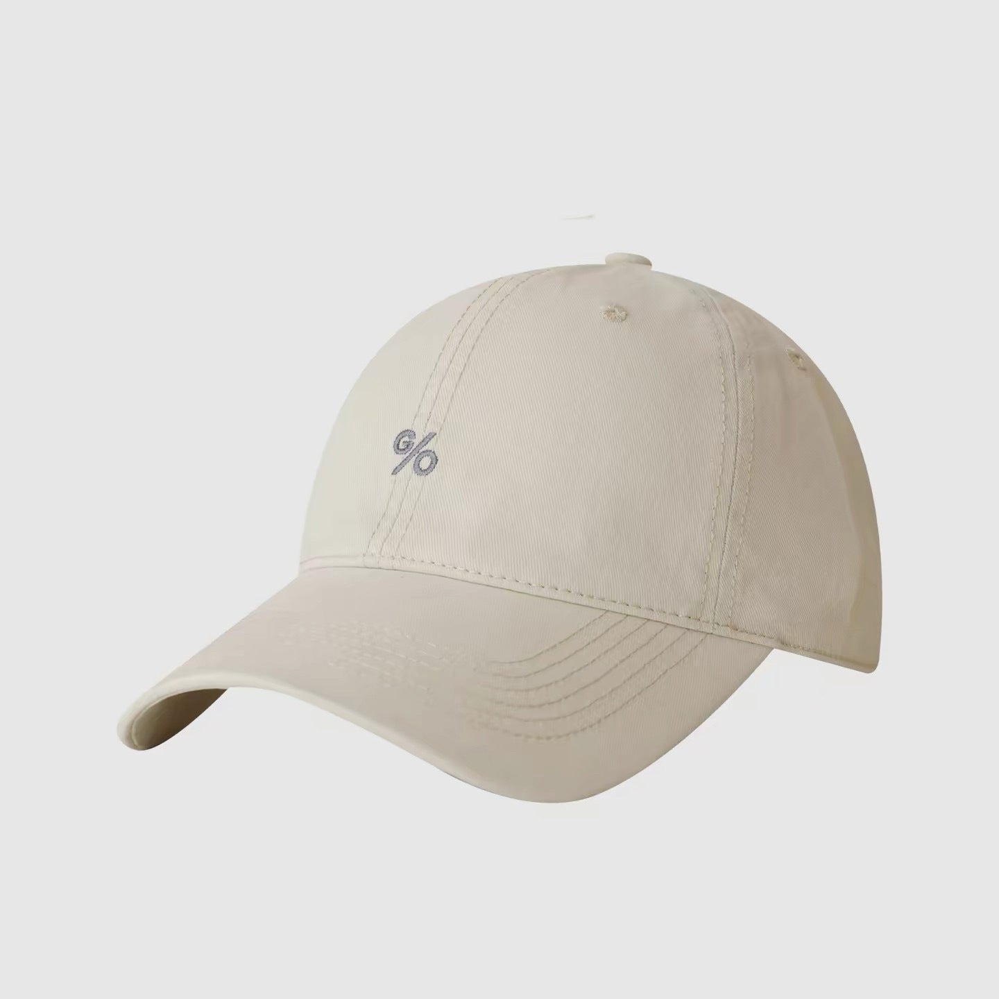 Identique homme et femme de couleur unie Minimalist Brodé tendance réglable Et Simpl