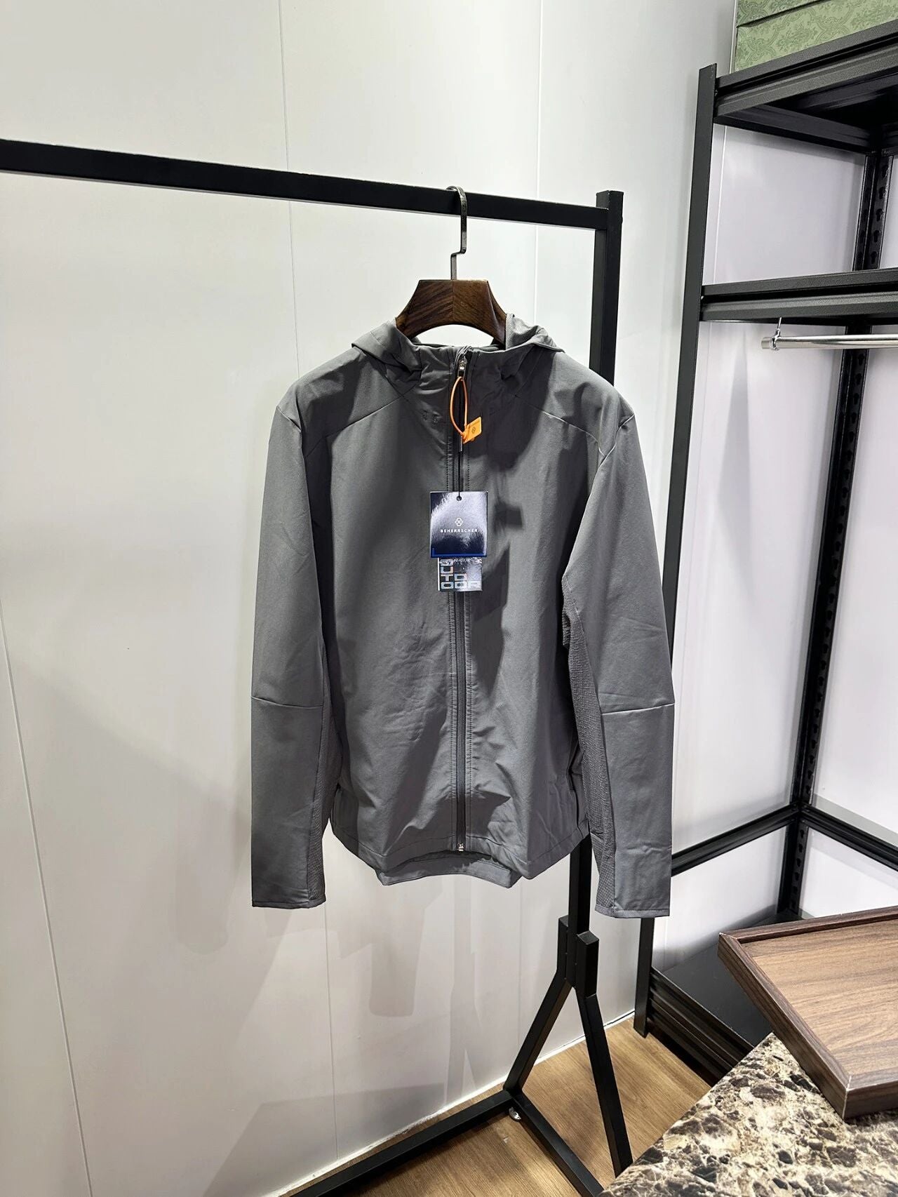 Rapide Dry Sun Protection Softshell Veste à capuche pour hommes