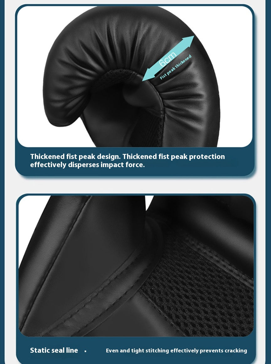 Gants de boxe respirant pour l'entraînement de combat professionnel Sanda Fight