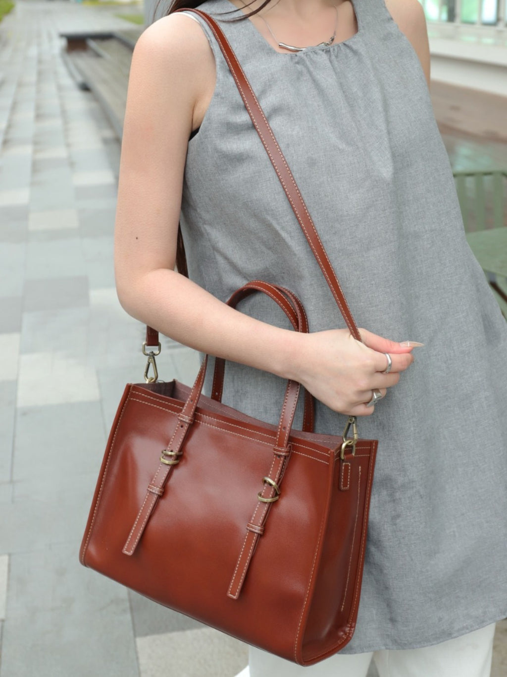 Sac de femme en cuir véritable