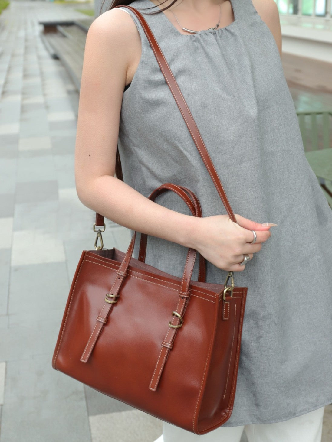 Sac de femme en cuir véritable