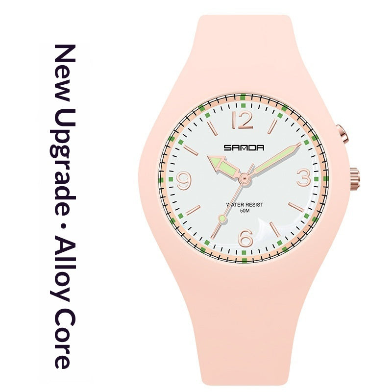 Montre Sleek Sporty Lumineuse et Imperméable Femmes