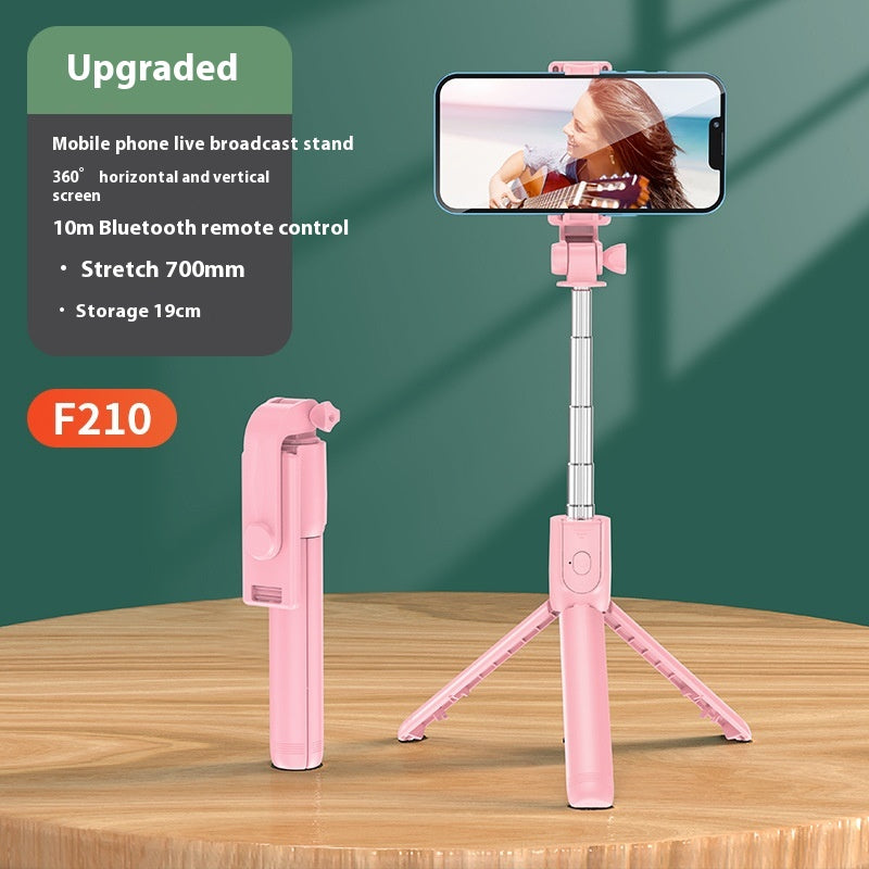 Bluetooth Mobile Phone Tripod Fill Light Selfie Stick