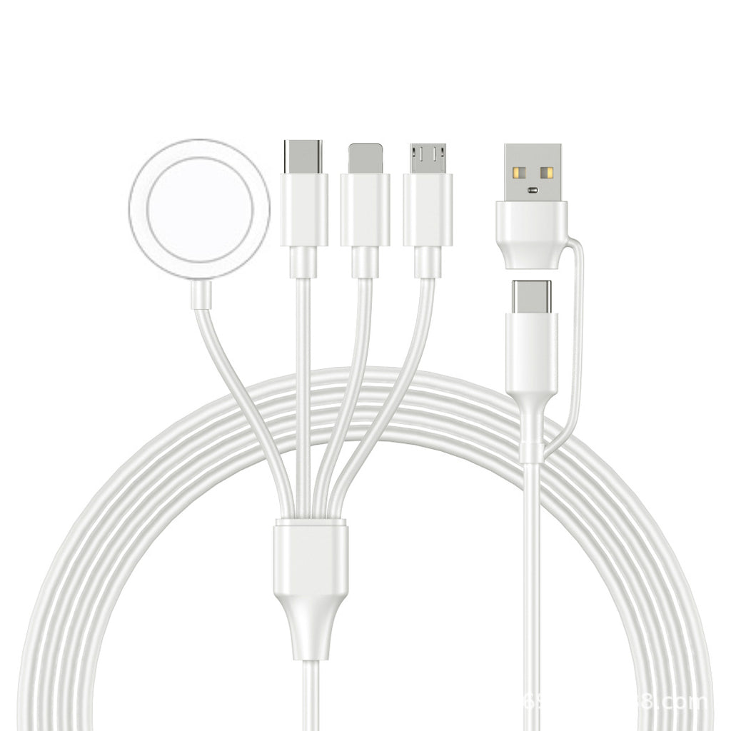Câble de données sans fil 4-en-un pour téléphone portable à double usage