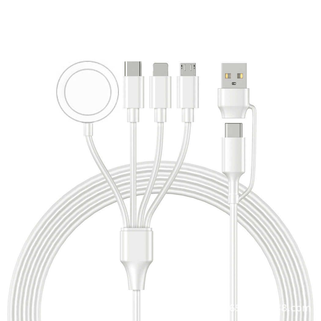 Câble de données sans fil 4-en-un pour téléphone portable à double usage