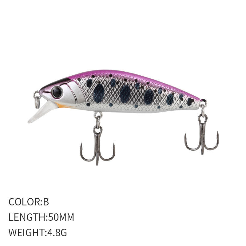 Long jet submergé Minoluya Bait Micro Objet Cheval Bouche Blanc Barre Faux