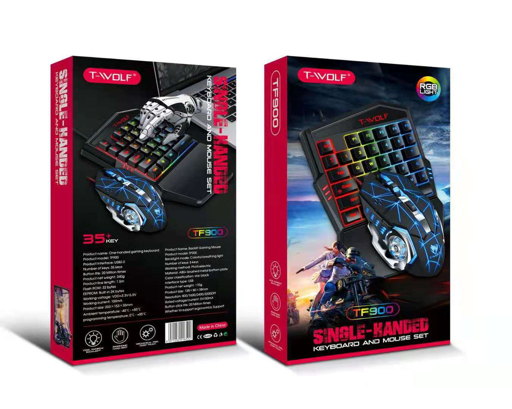 Clavier de souris à main simple Lei Lang TF900