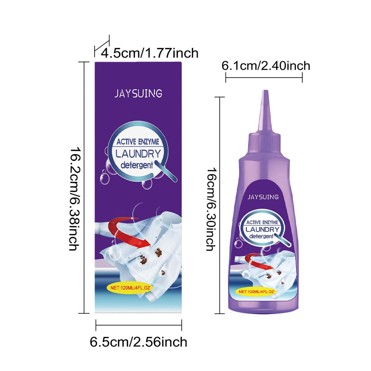 JAYSUING Enzyme Détergent de blanchisserie