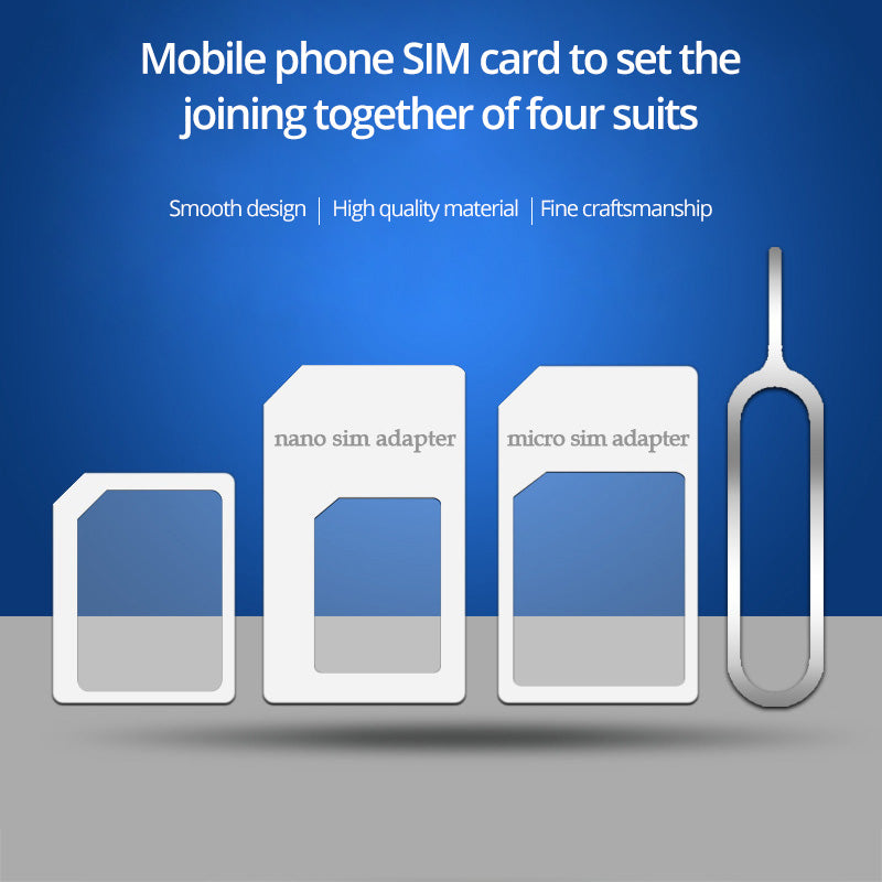 SIM Restore Four-in-one Ensemble d'épingle de sélection de carte de téléphone mobile