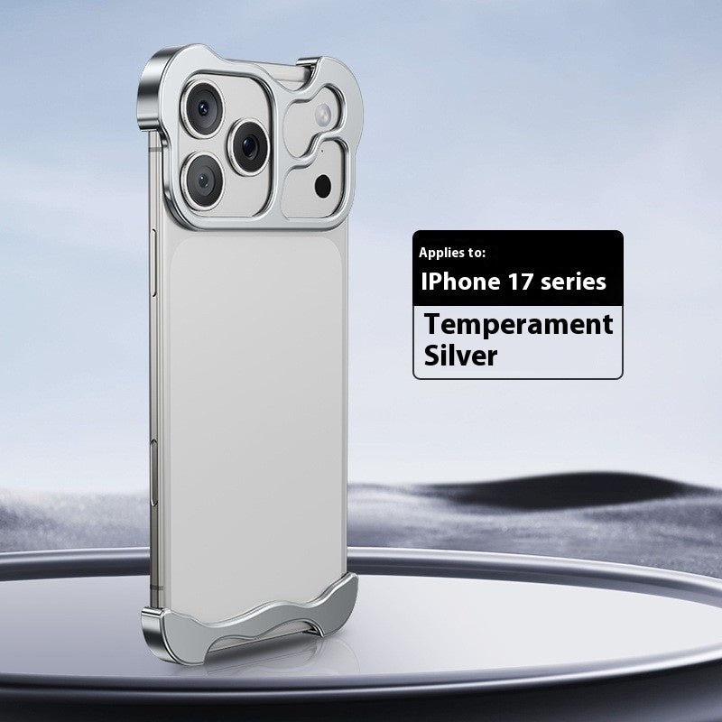 Cas de téléphone sans cadre métallique Matte
