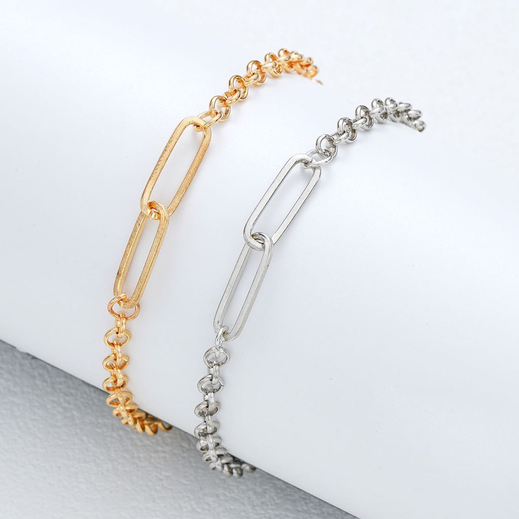 Bracelet homme et femme en acier inoxydable de style européen et américain