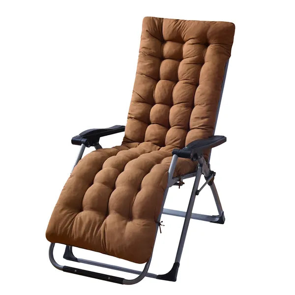 67x22in Chaise Lounger Coussin Recliner Chaise à bascule Canapé Mat Chaise de pont Coussin