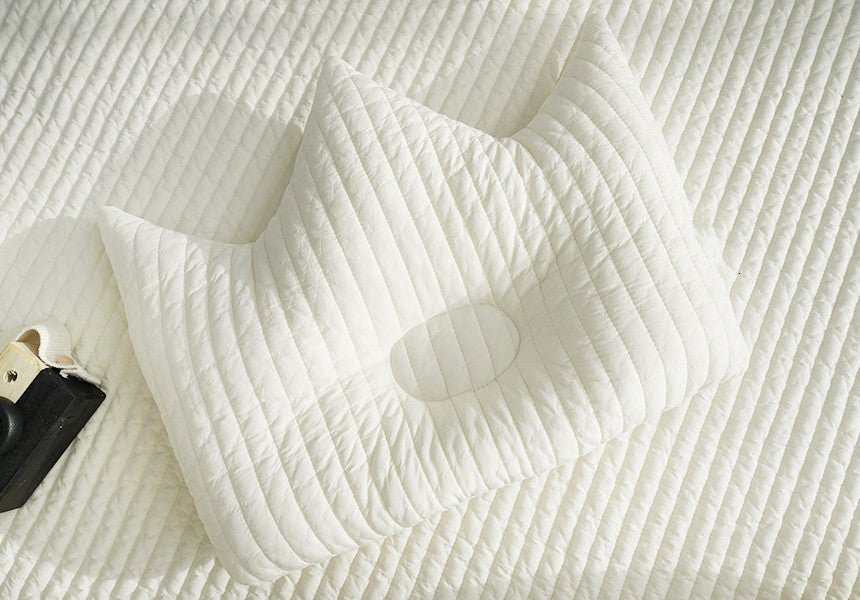 Coton Shaping Respirant Oreiller Anti-déviation Tête Bébé Correction