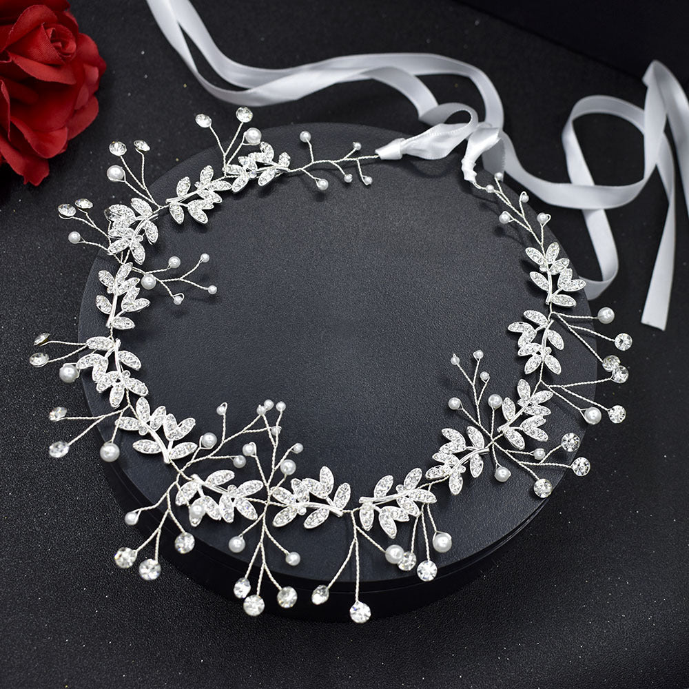 Bande de cheveux de mariée Alliage de Strass