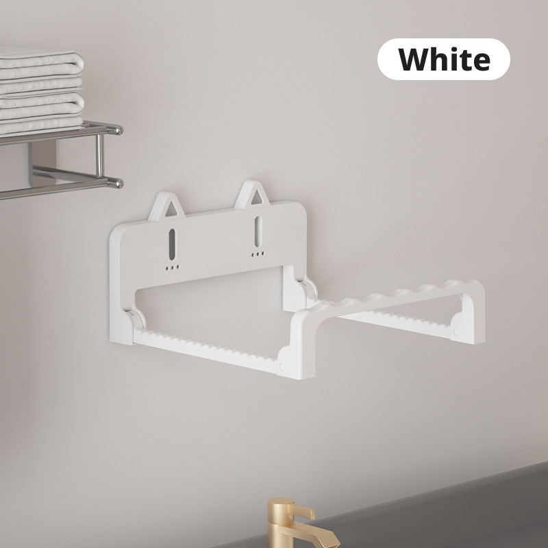 Support de lavabo pliant-blanc-pp-1 pièce