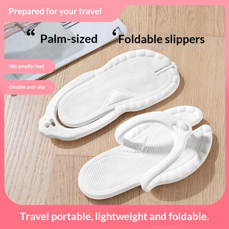 Pantoufles pliables pour personne paresseuse