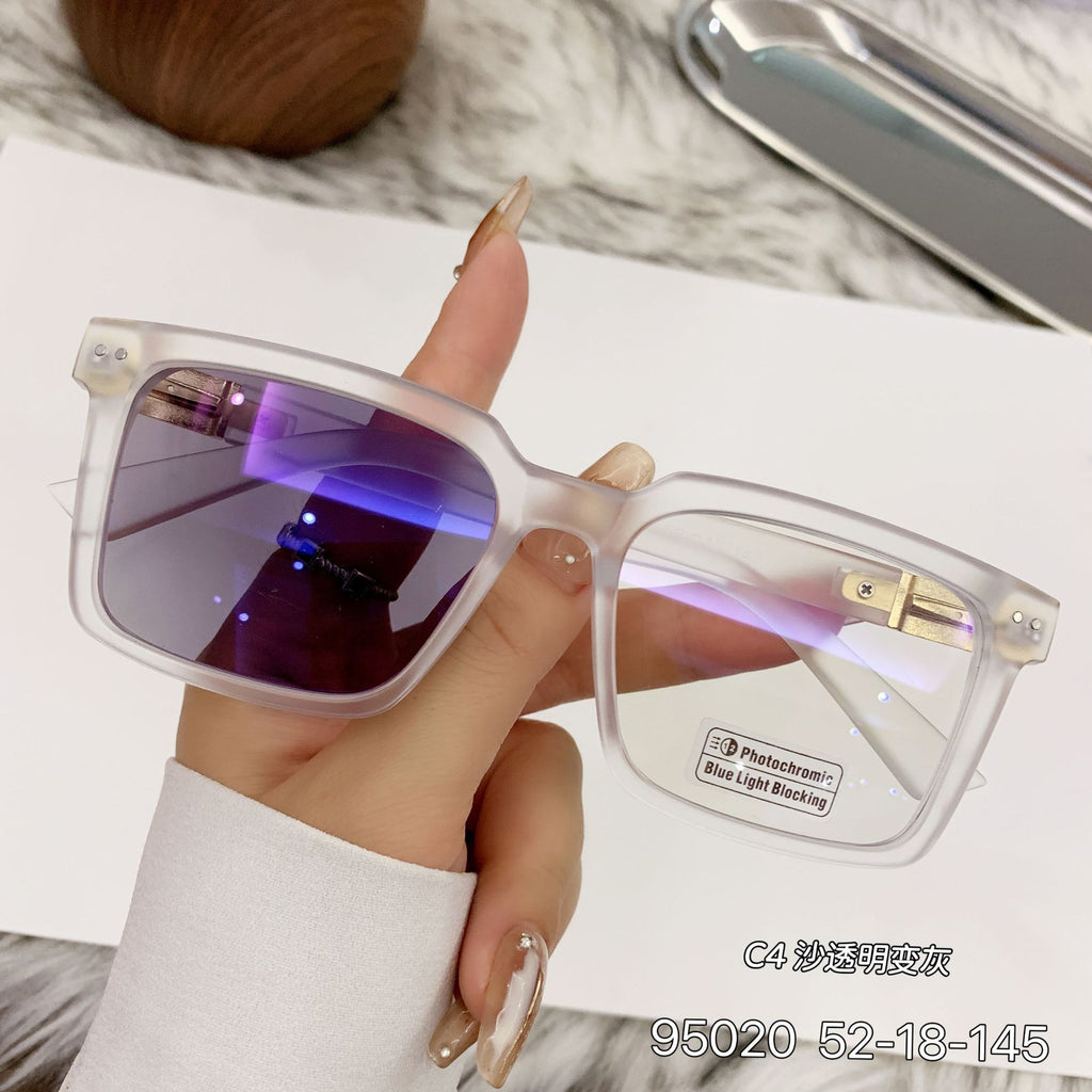 Verres de cadre optique photochromique pour femmes