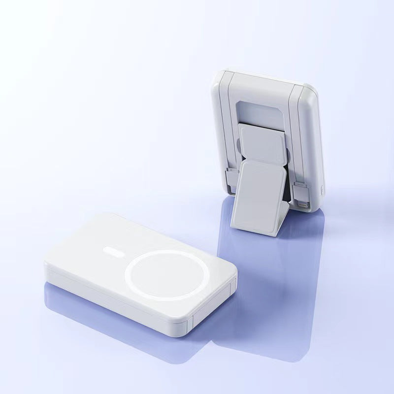 Magsafe de banque d'alimentation sans fil magnétique avec câble