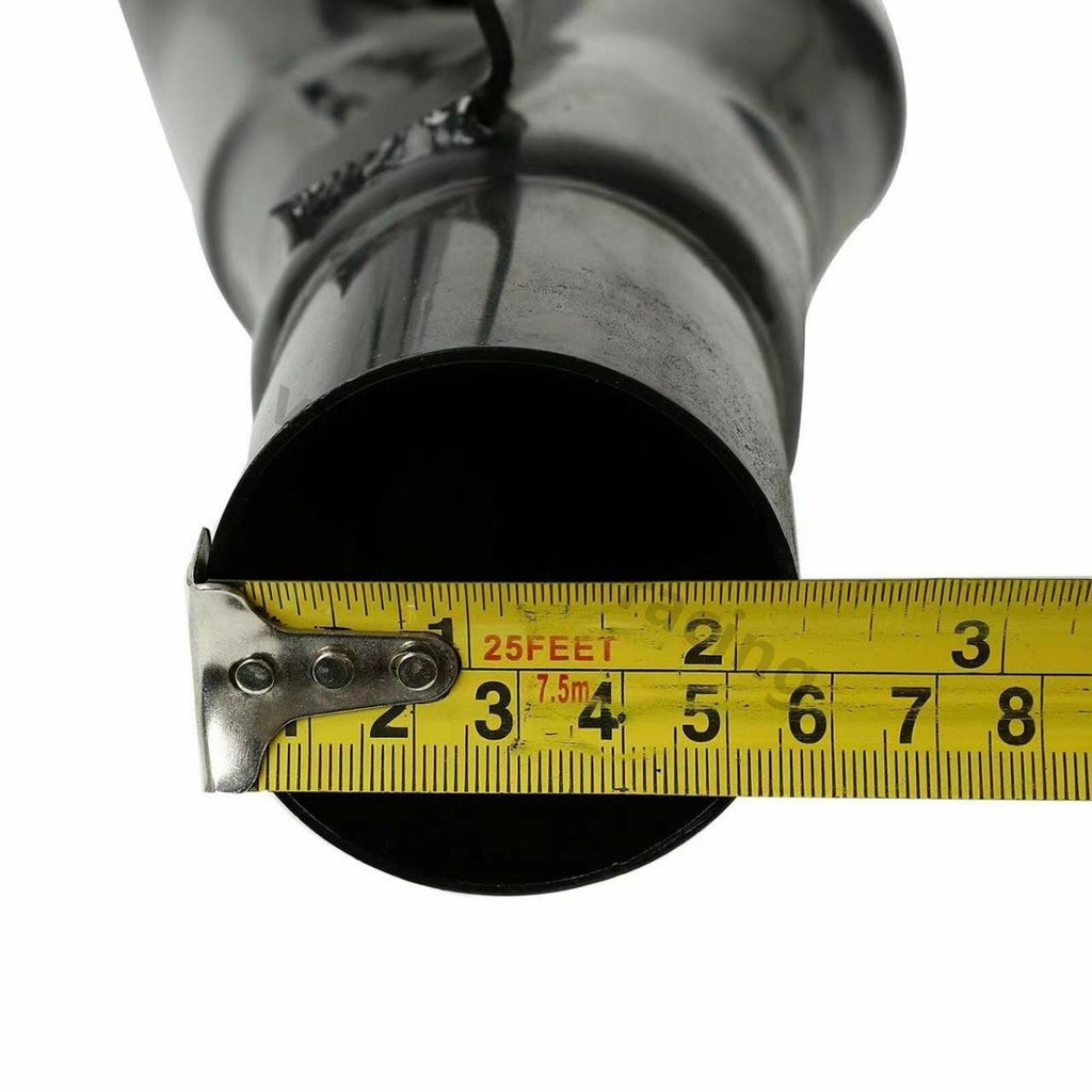 Section de tête manifold d'échappement noir