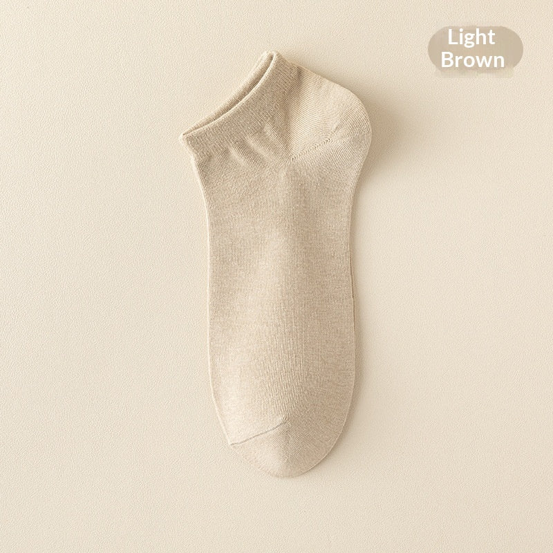 Chaussettes en coton pur Été Style mince Hommes et Couples Version