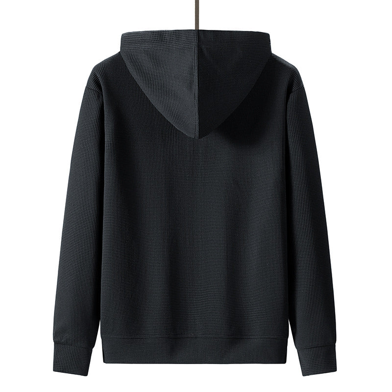 Tendance de mode homme Waffle à capuche Casual Sports Suit