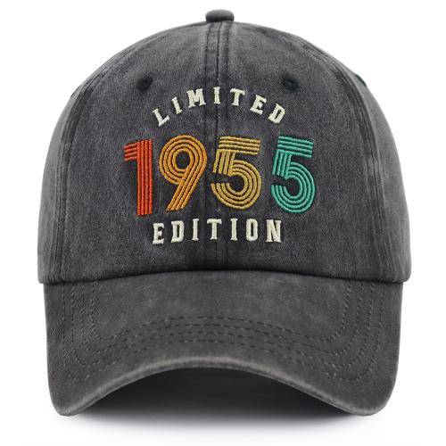 2pcs 1955 Limited Edition Old Baseball Cap