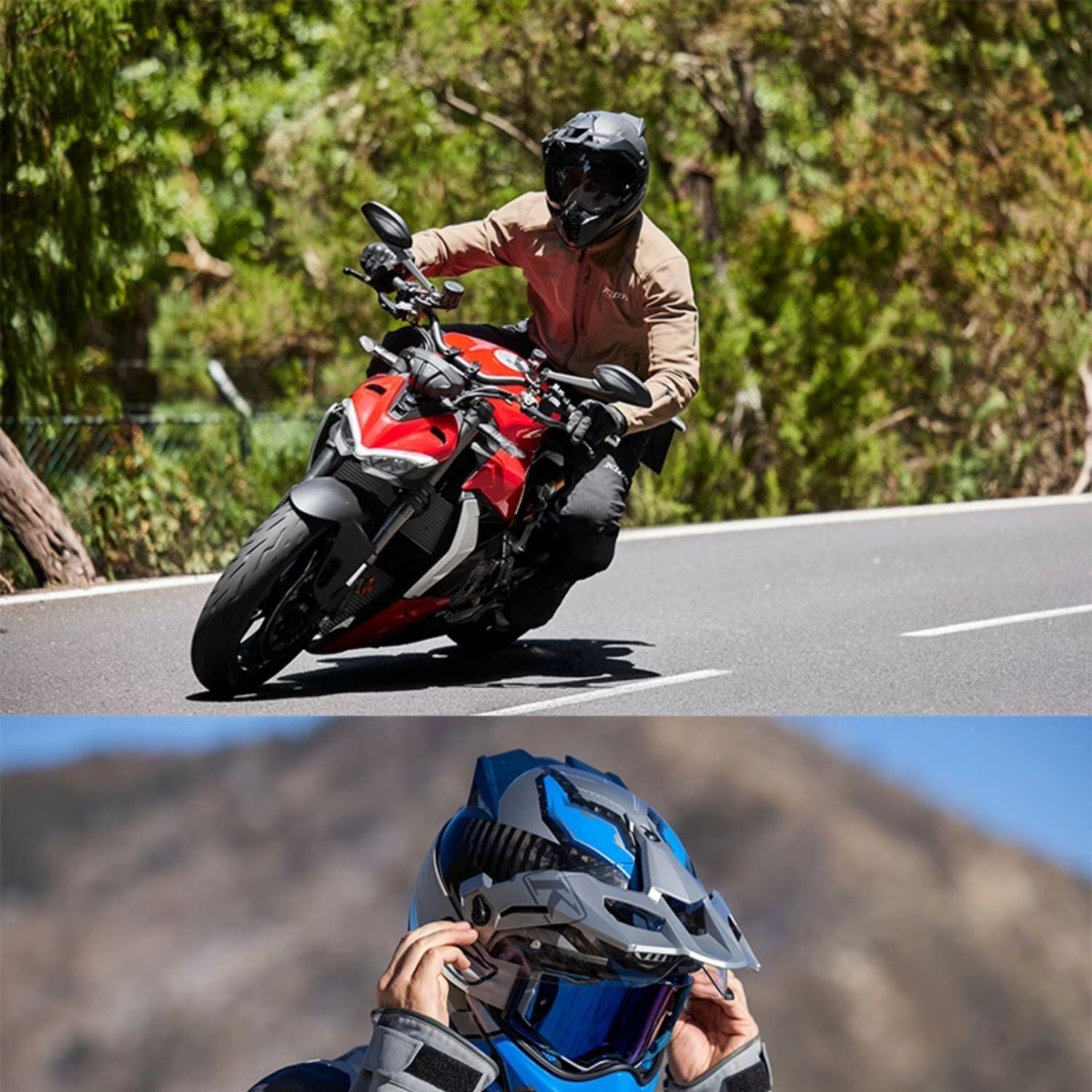 Casque de moto hors route Rallye