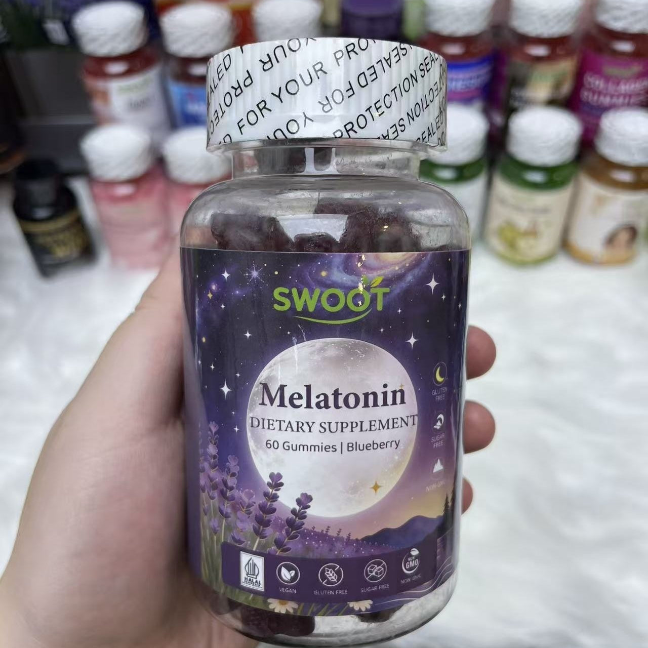 Melatonine GummiesDirect de la source en stock prêt à expédier
